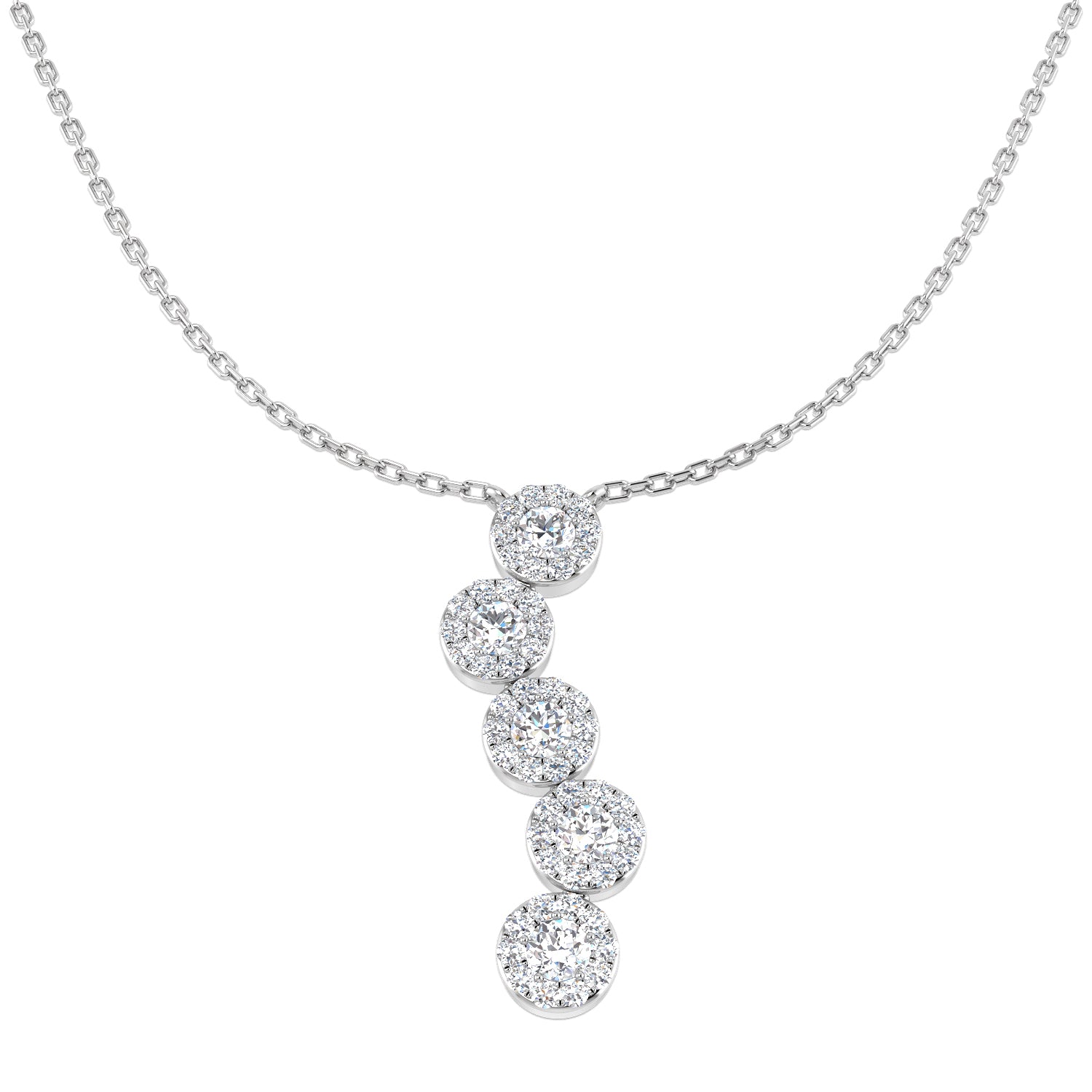 SN1944 — Necklace - 9k White Gold