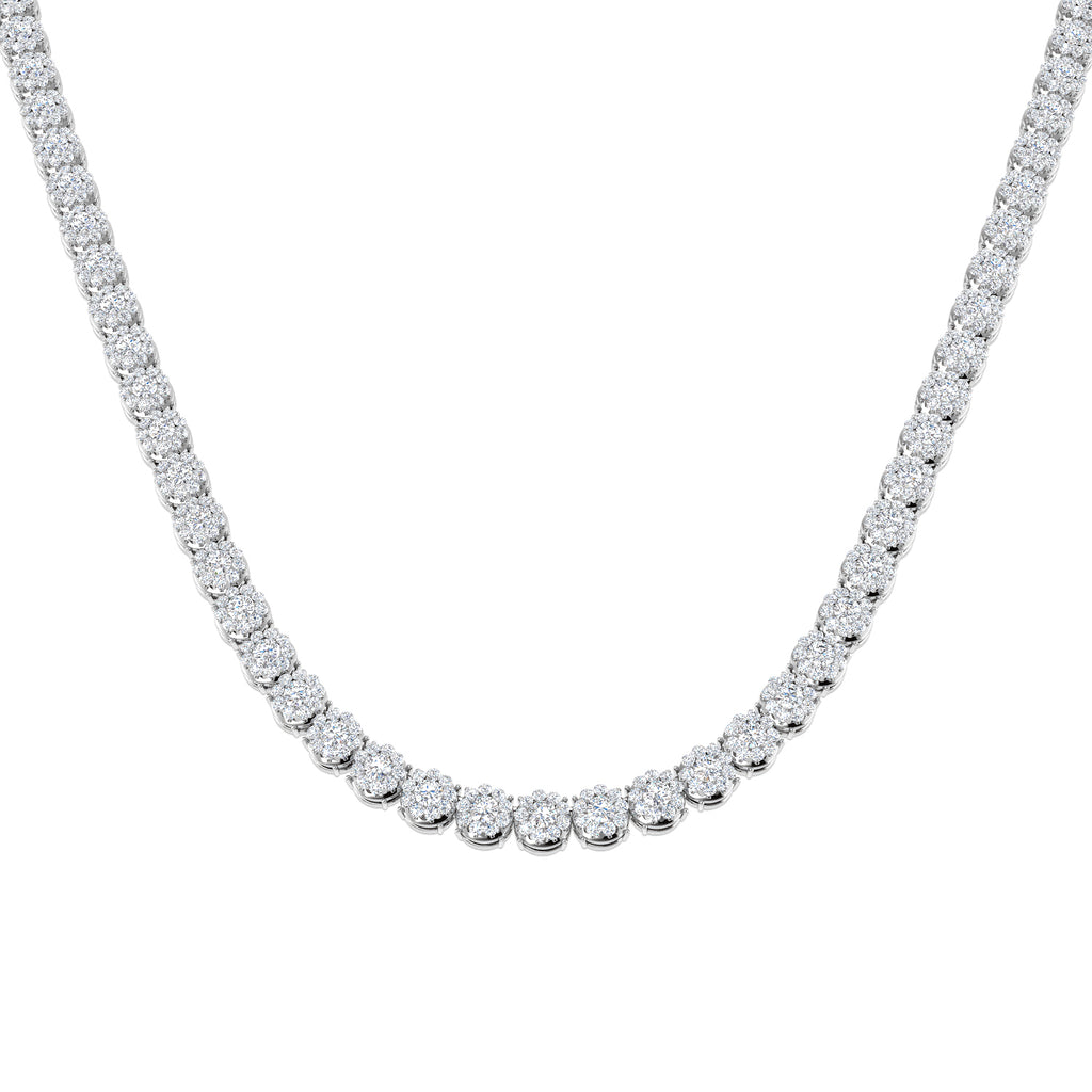 SN1958 — Necklace - 9k White Gold
