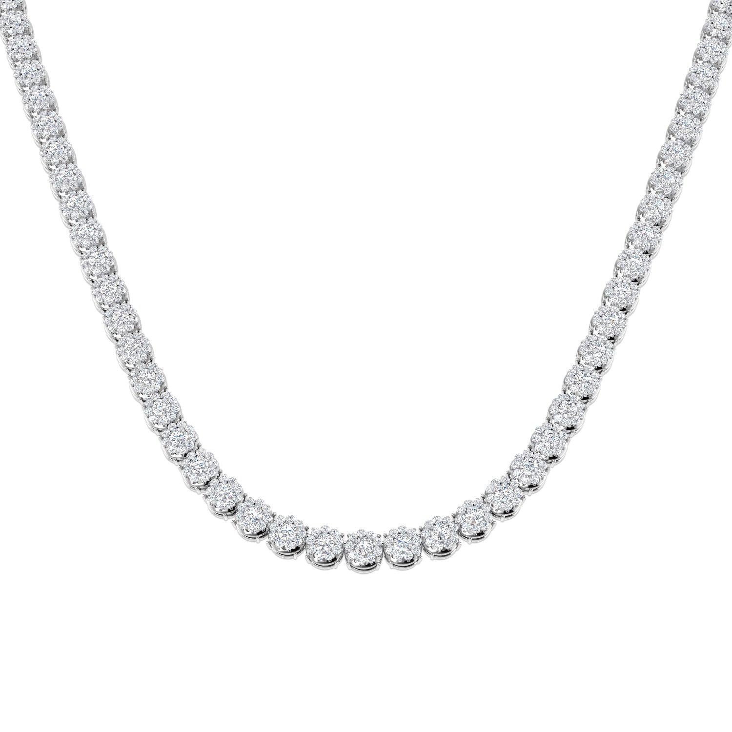 SN1958 — Necklace - 9k White Gold