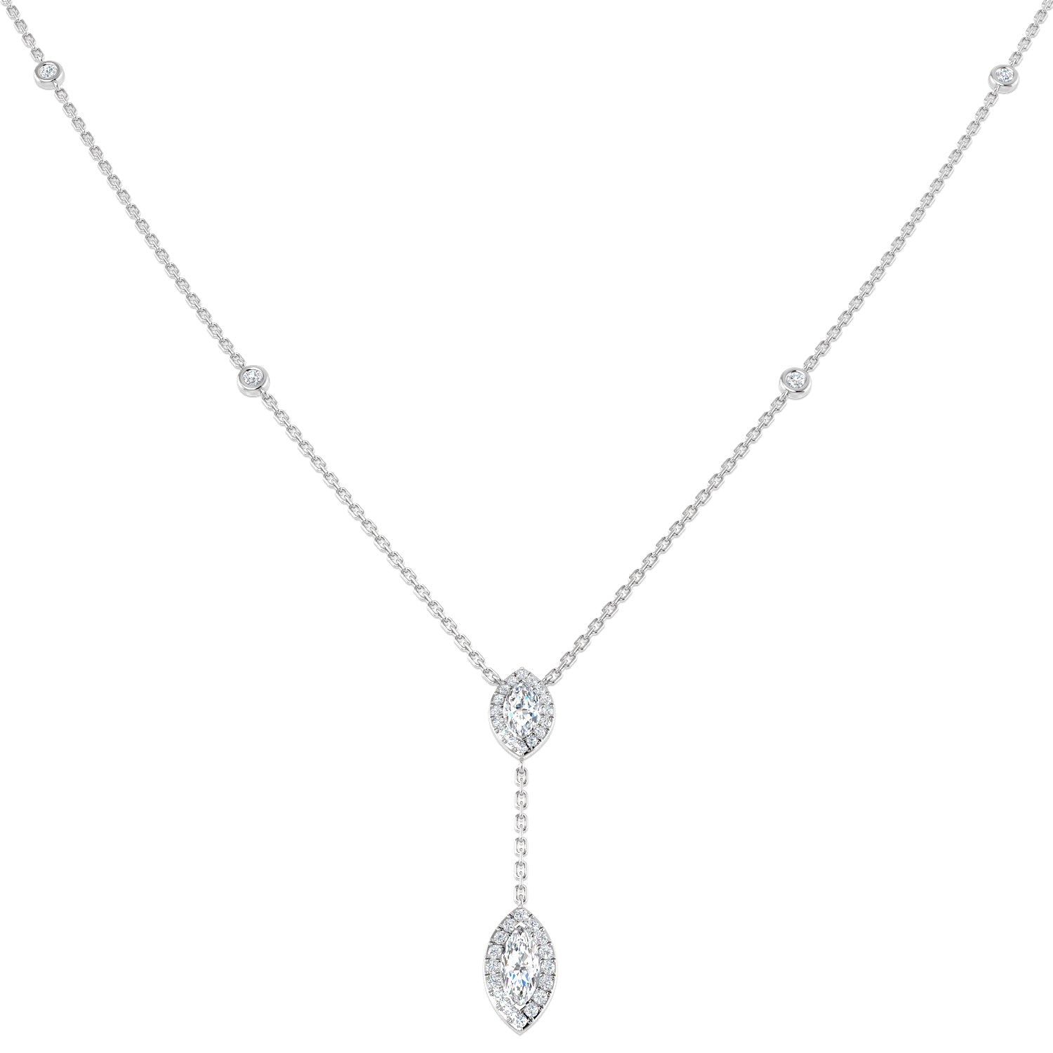 SN1972 — Necklace - 9k White Gold