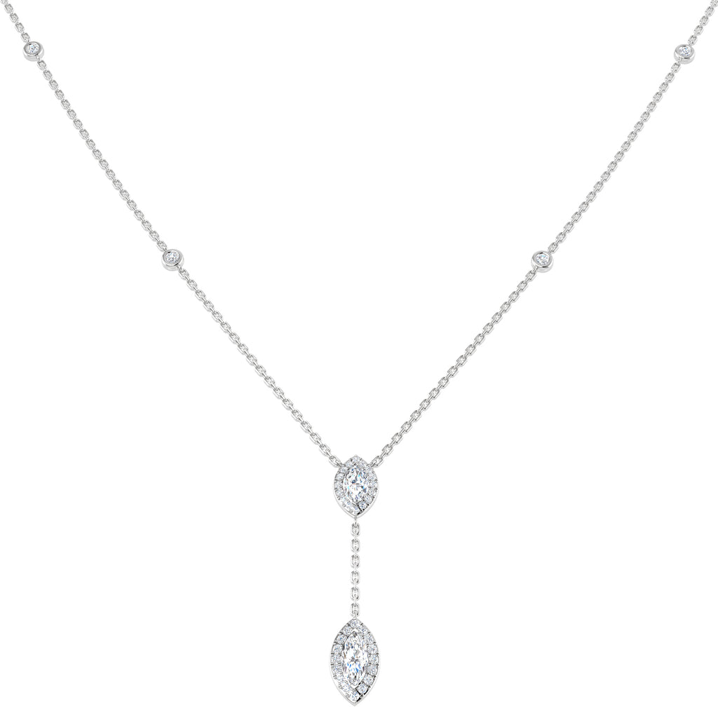 SN1975 — Necklace - 9k White Gold