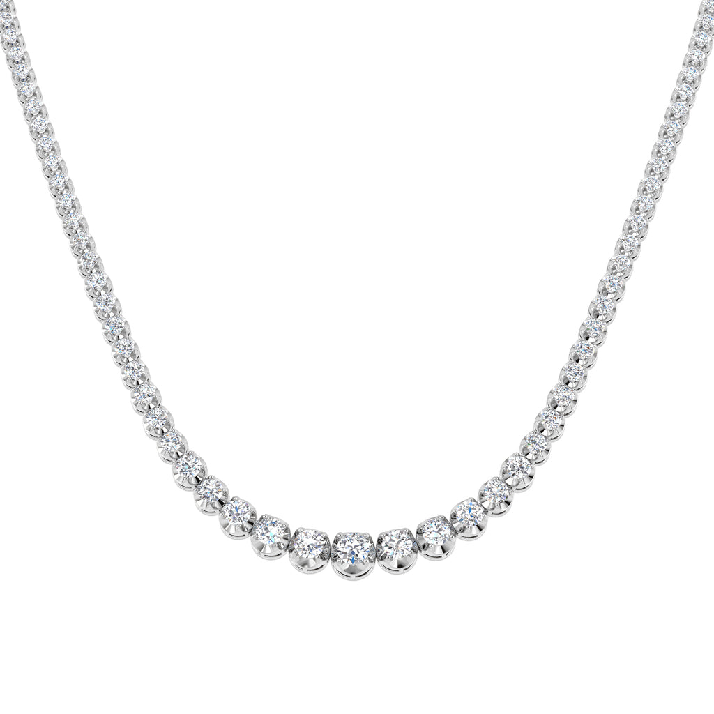 SN2002 — Necklace - 9k White Gold