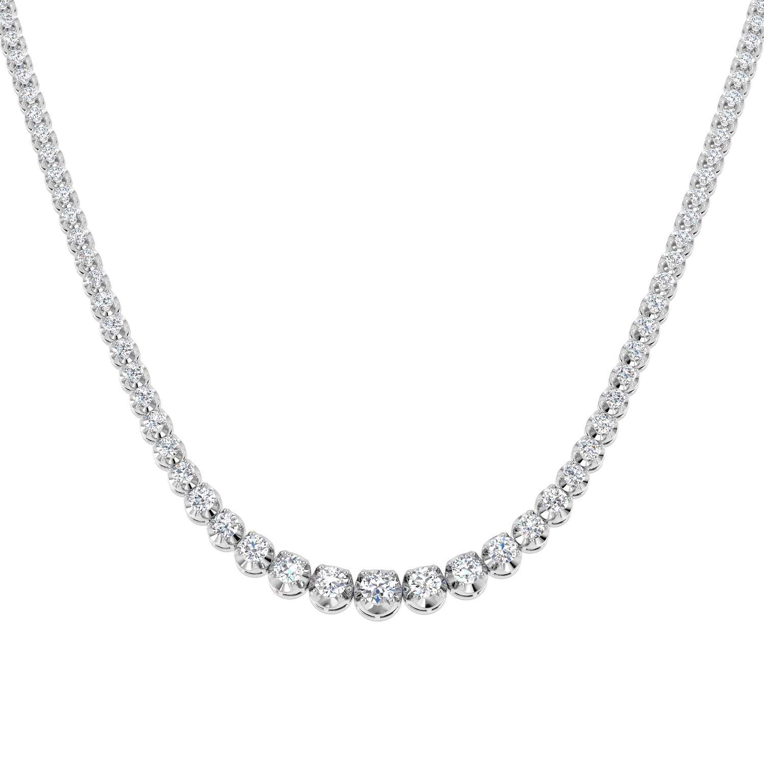 SN2002 — Necklace - 9k White Gold