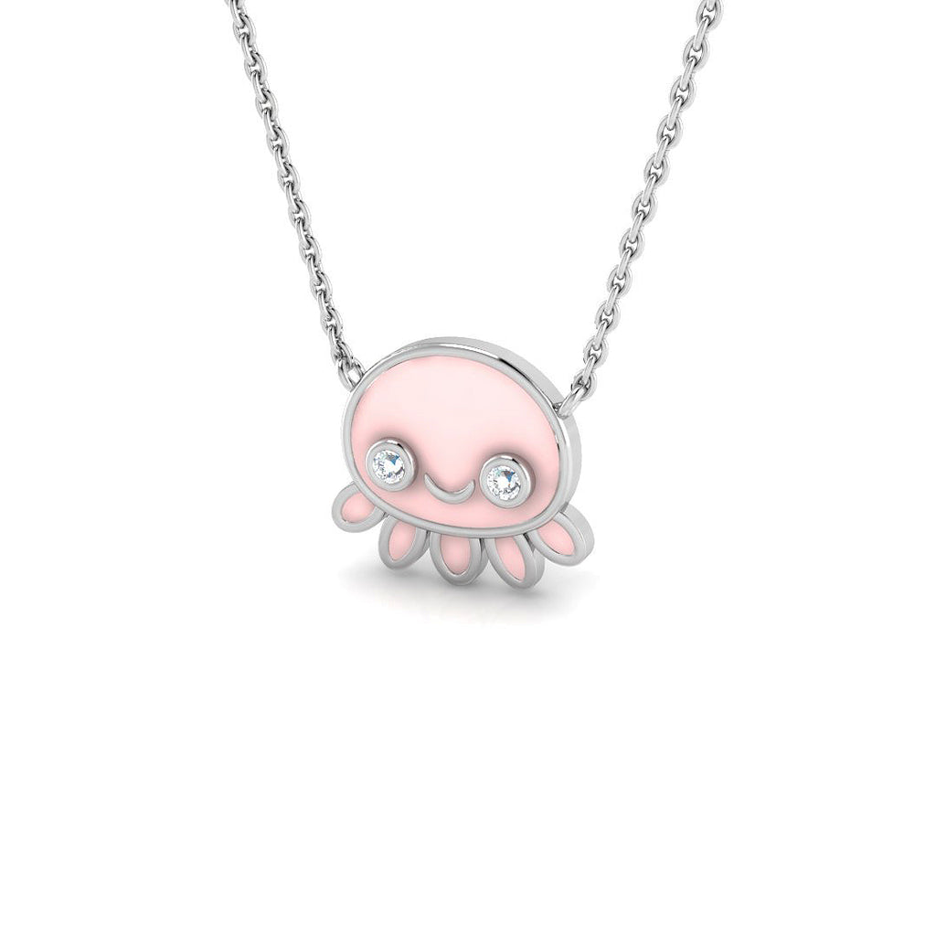 SN2014 — Necklace - 9k White Gold