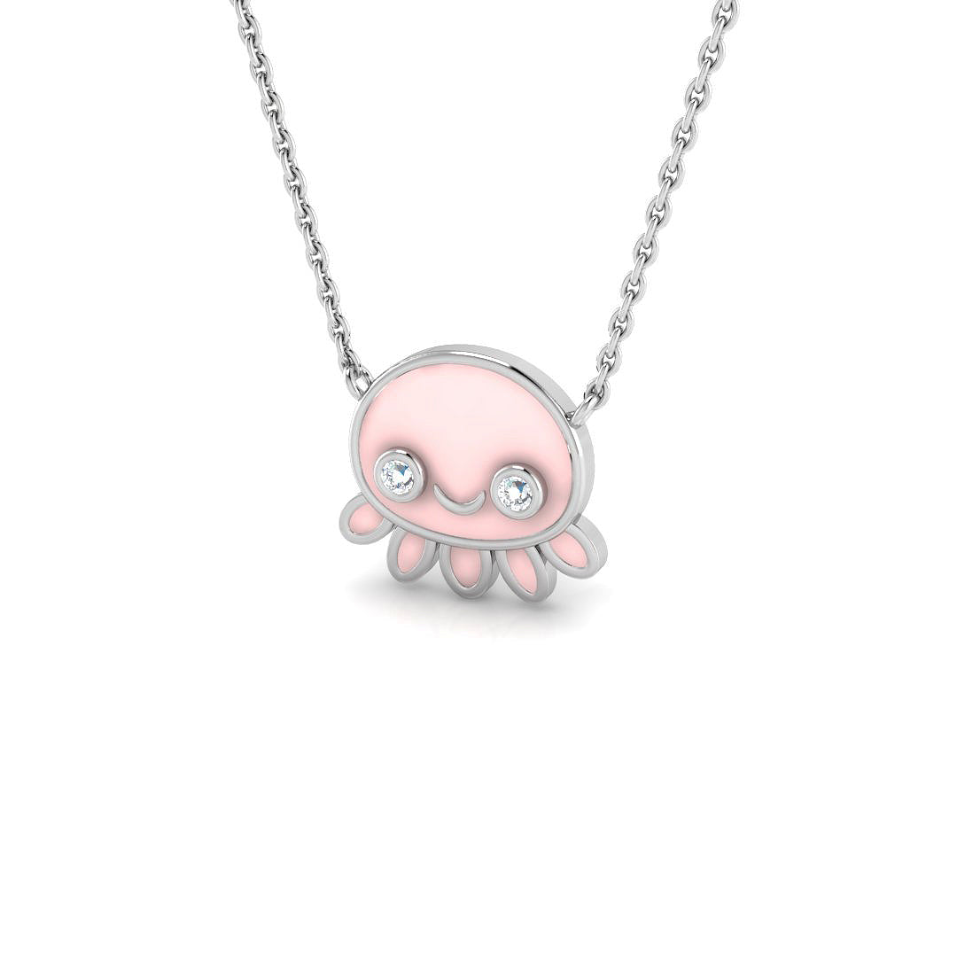 SN2014 — Necklace - 9k White Gold