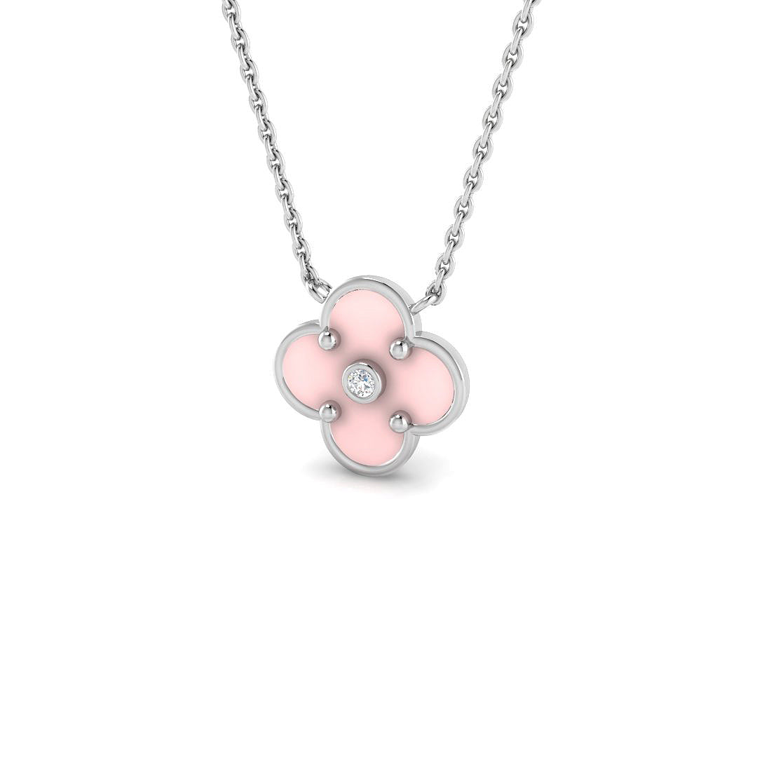 SN2015 — Necklace - 9k White Gold