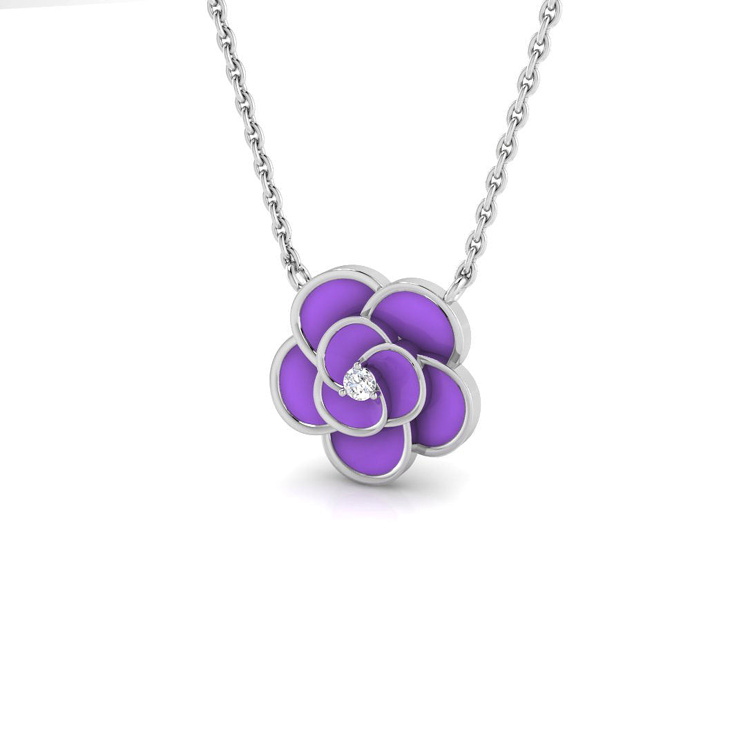SN2025 — Necklace - 9k White Gold