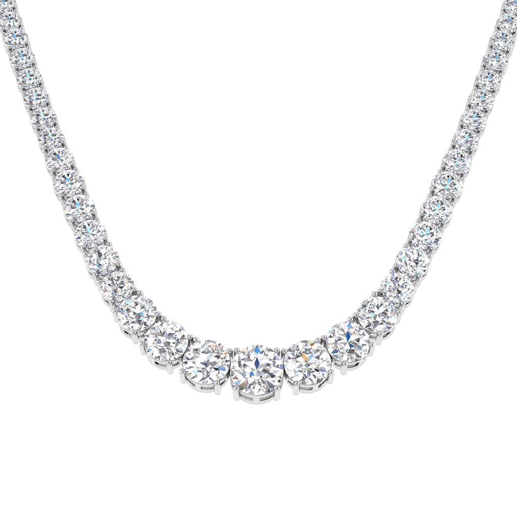 SN2029 — Necklace - 9k White Gold