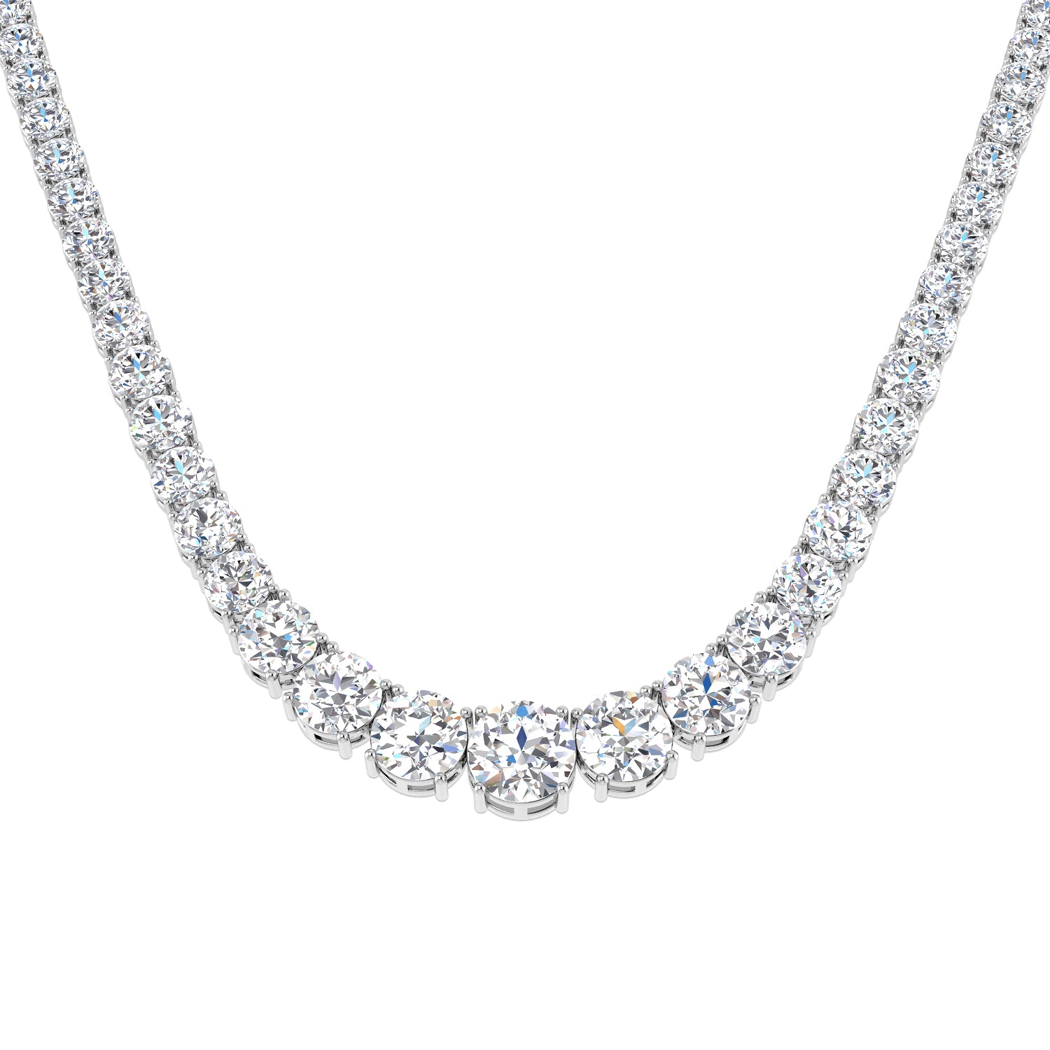 SN2029 — Necklace - 9k White Gold