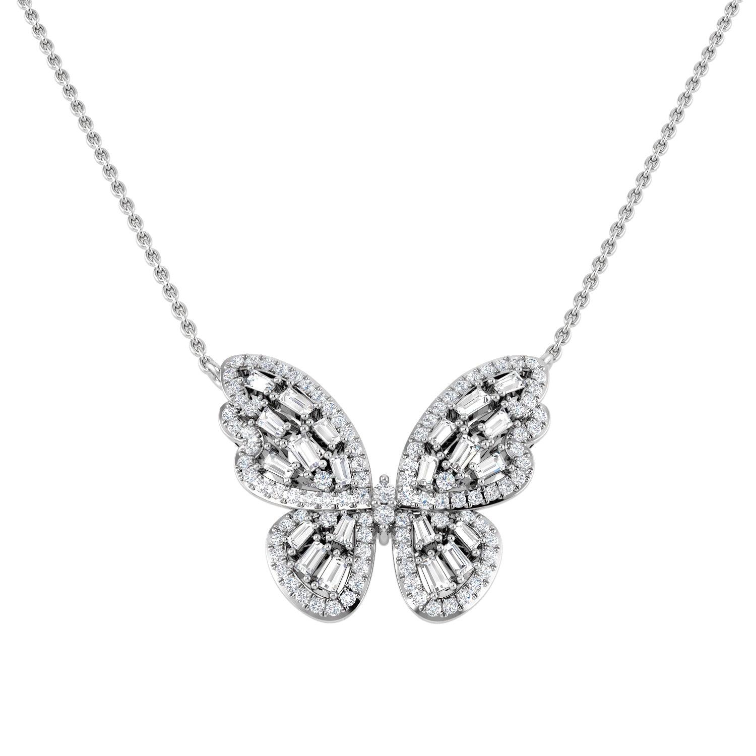 SN2036 — Necklace - 9k White Gold