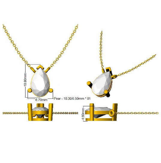 SN2067 — Necklace - 18k White Gold detail