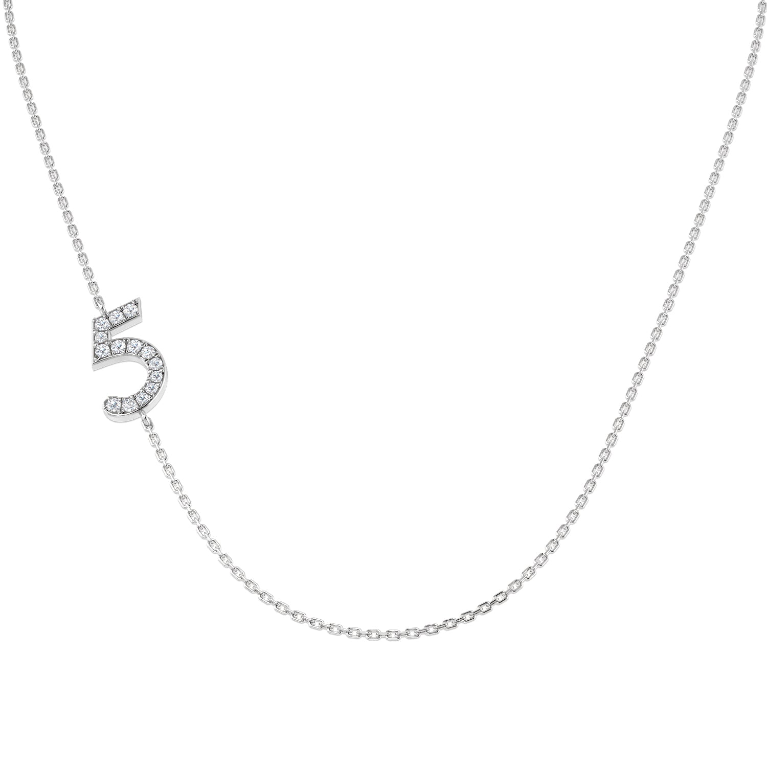 SN2070-5 — Necklace - 9k White Gold