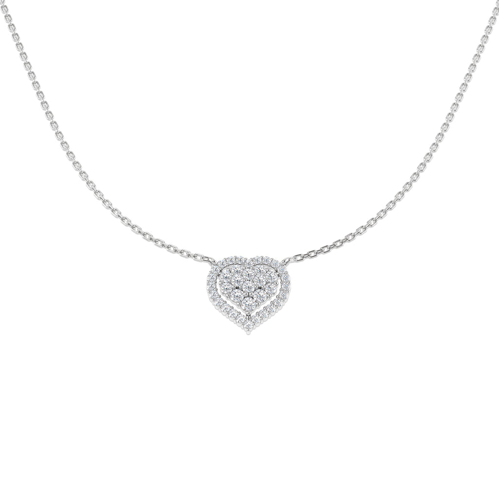 SN2087 — Necklace - 9k White Gold