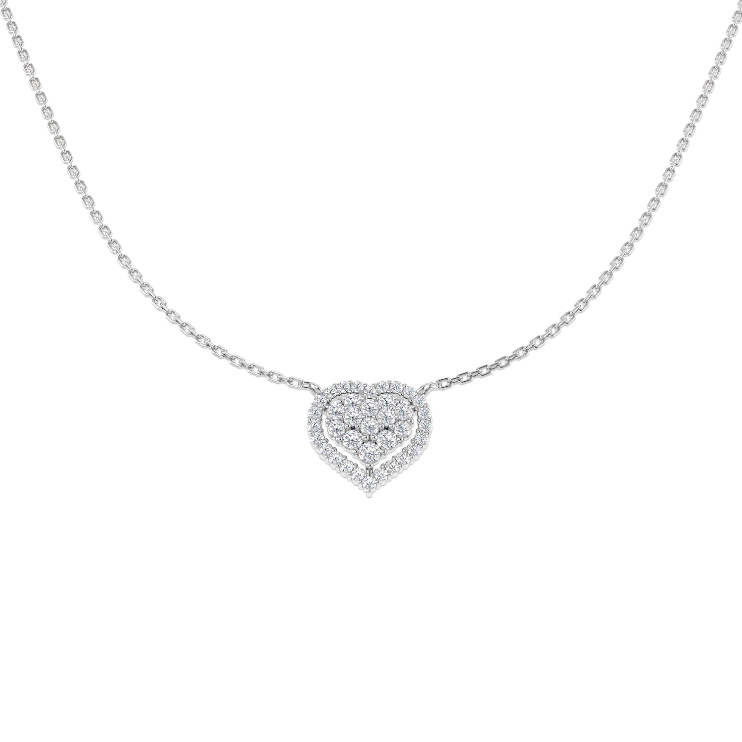 SN2087 — Necklace - 9k White Gold