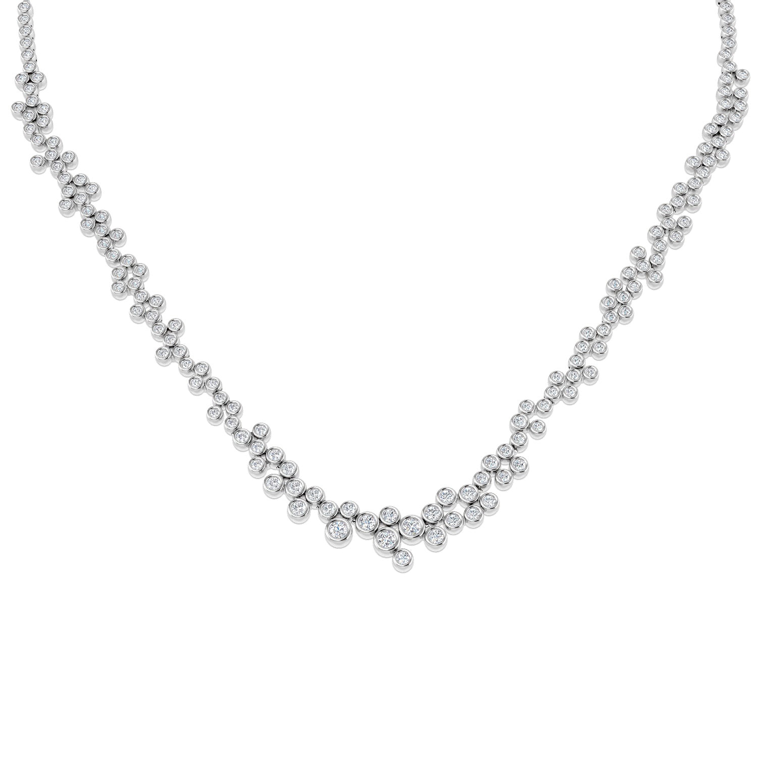 SN2127 — Necklace - 9k White Gold