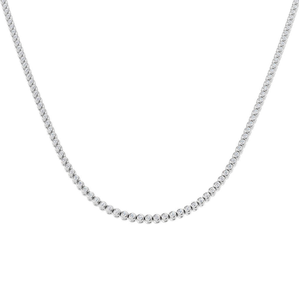 SN2133 — Necklace - 9k White Gold
