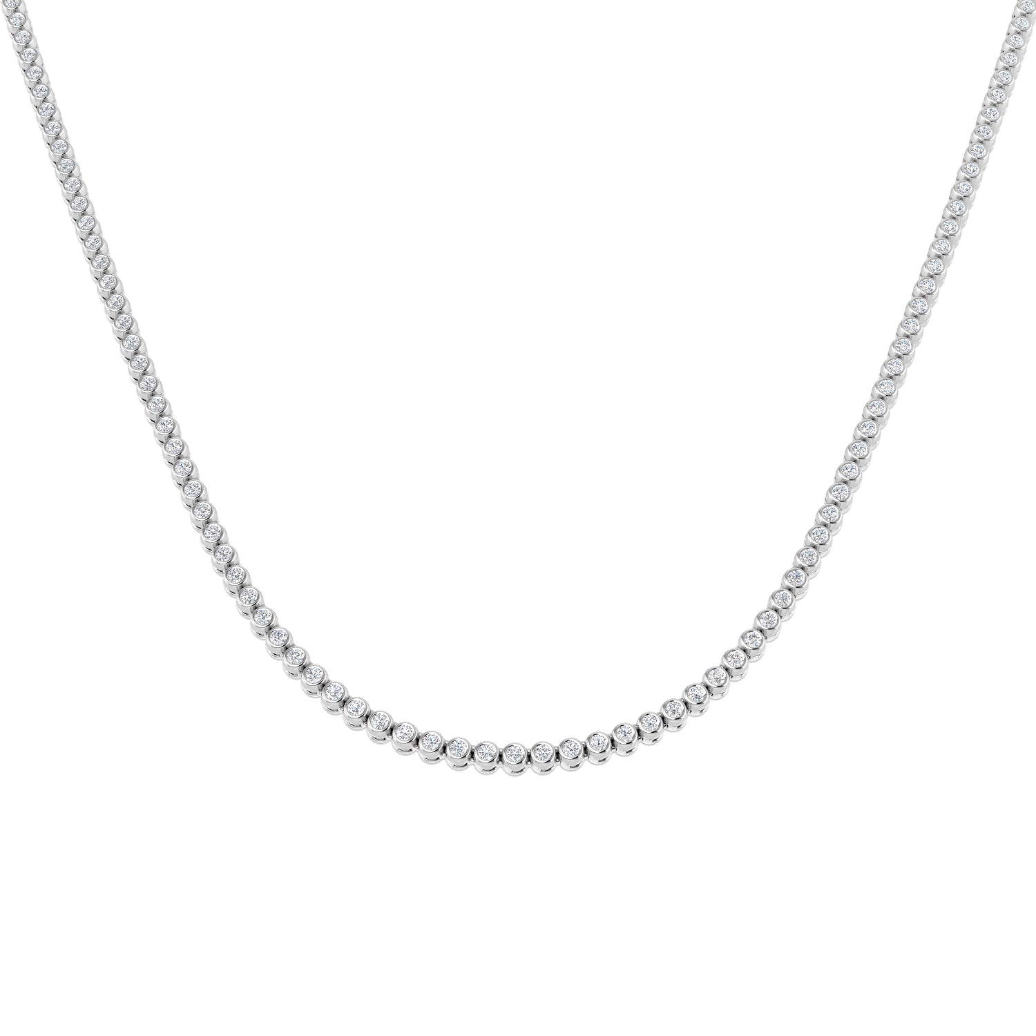 SN2133 — Necklace - 9k White Gold