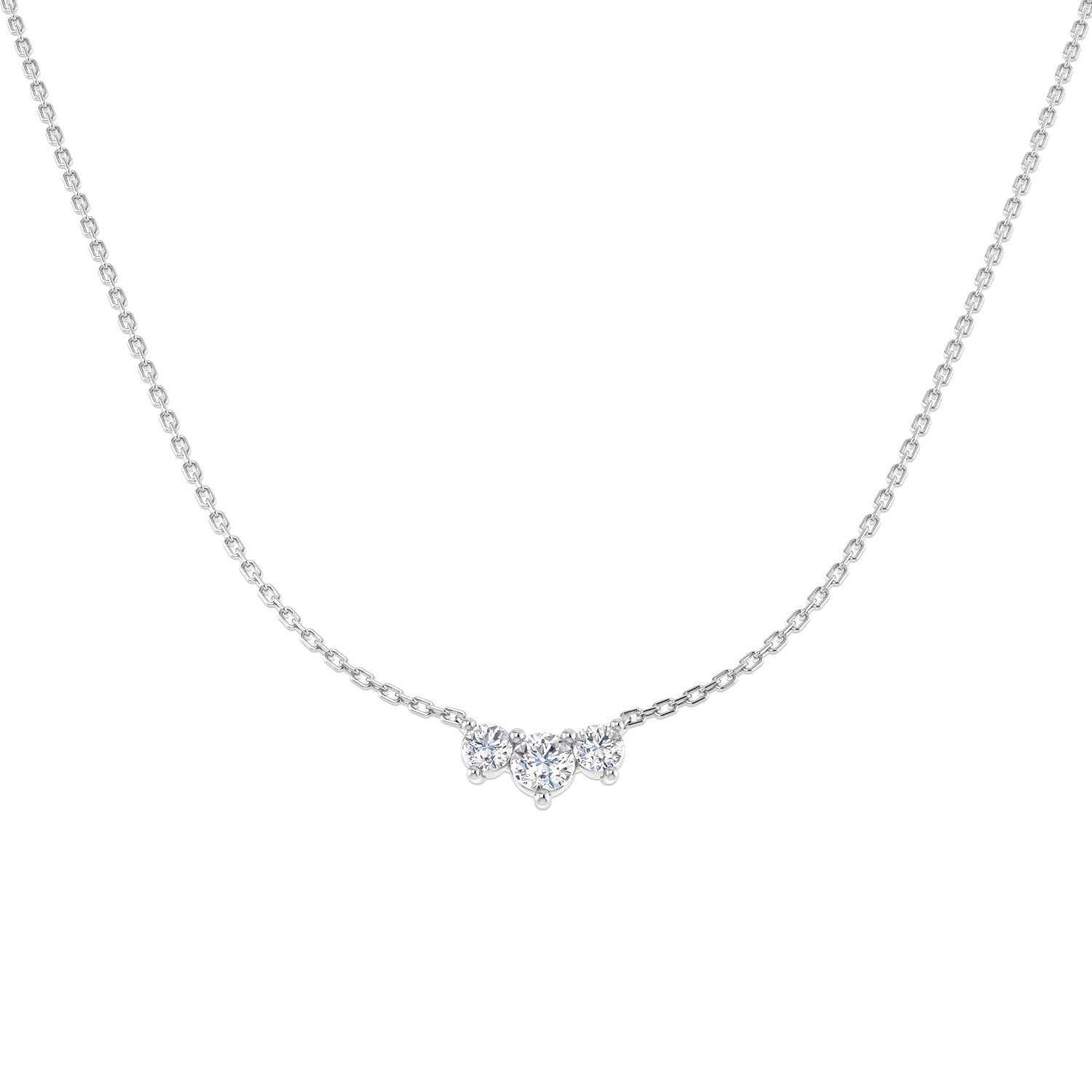 SN2137 — Necklace - 9k White Gold
