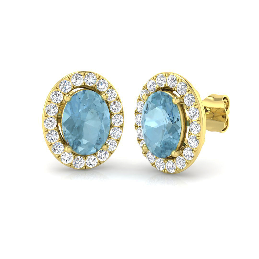SP3566E — Earrings - 9k Yellow Gold