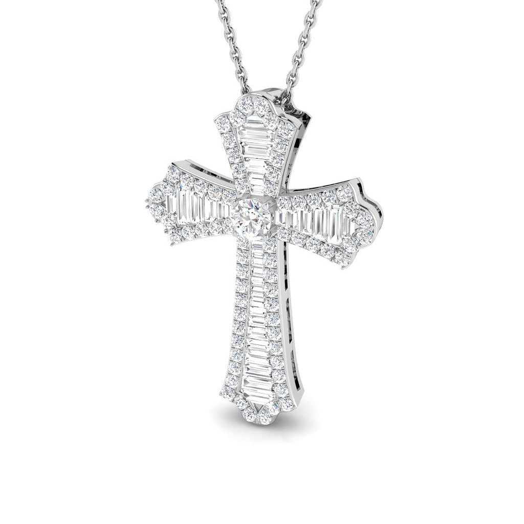 SP4558 — Cross - 9k White Gold