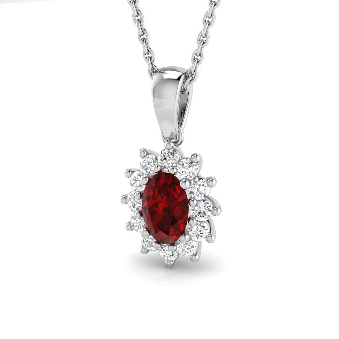 SP4560 — Pendant - 9 KT White Gold