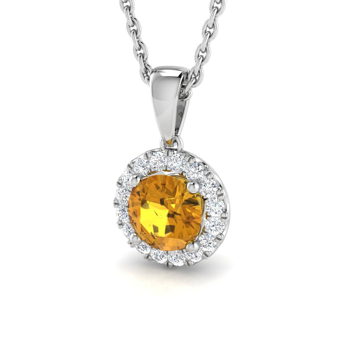 SP5007-5.0 — Pendant - 9k White Gold