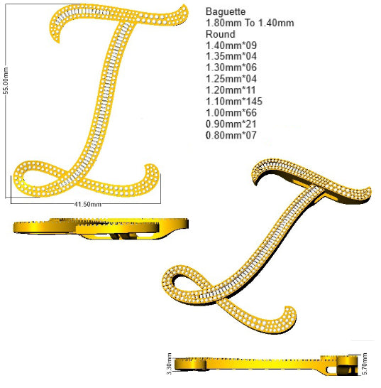 SP5980-I — Pendant - 9k Yellow Gold detail