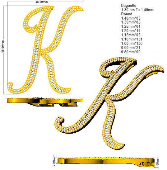 SP5980-K — Pendant - 9k Yellow Gold detail