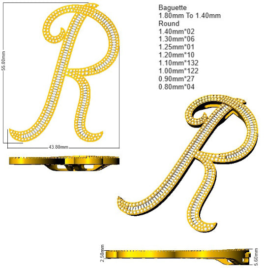 SP5980-R — Pendant - 9k Yellow Gold detail