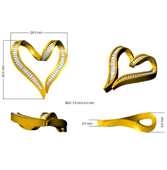 SP1131 — Pendant - 9k Yellow Gold detail