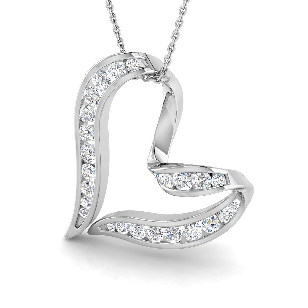 SP1131D — Pendant - 9k White Gold