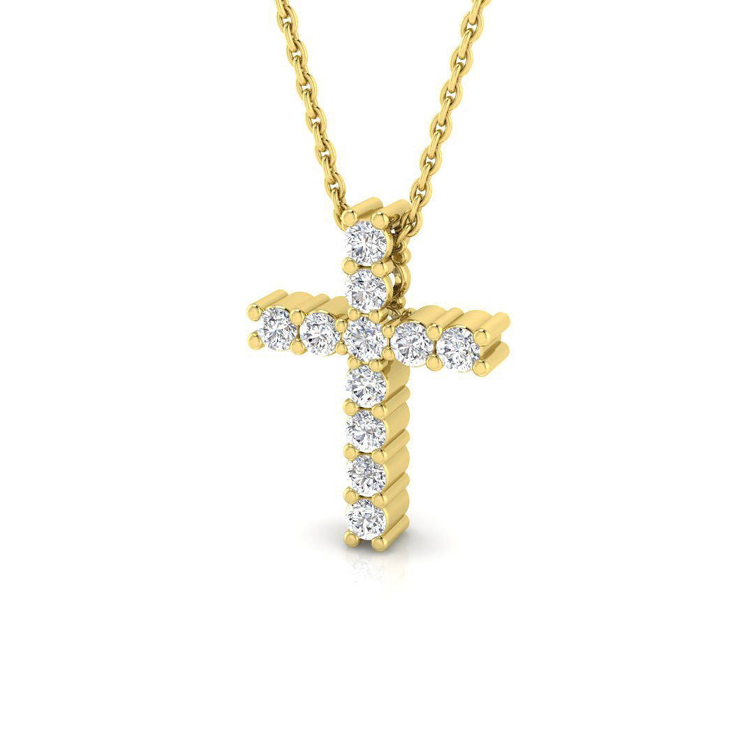 SP2285 — Cross - 9k Yellow Gold