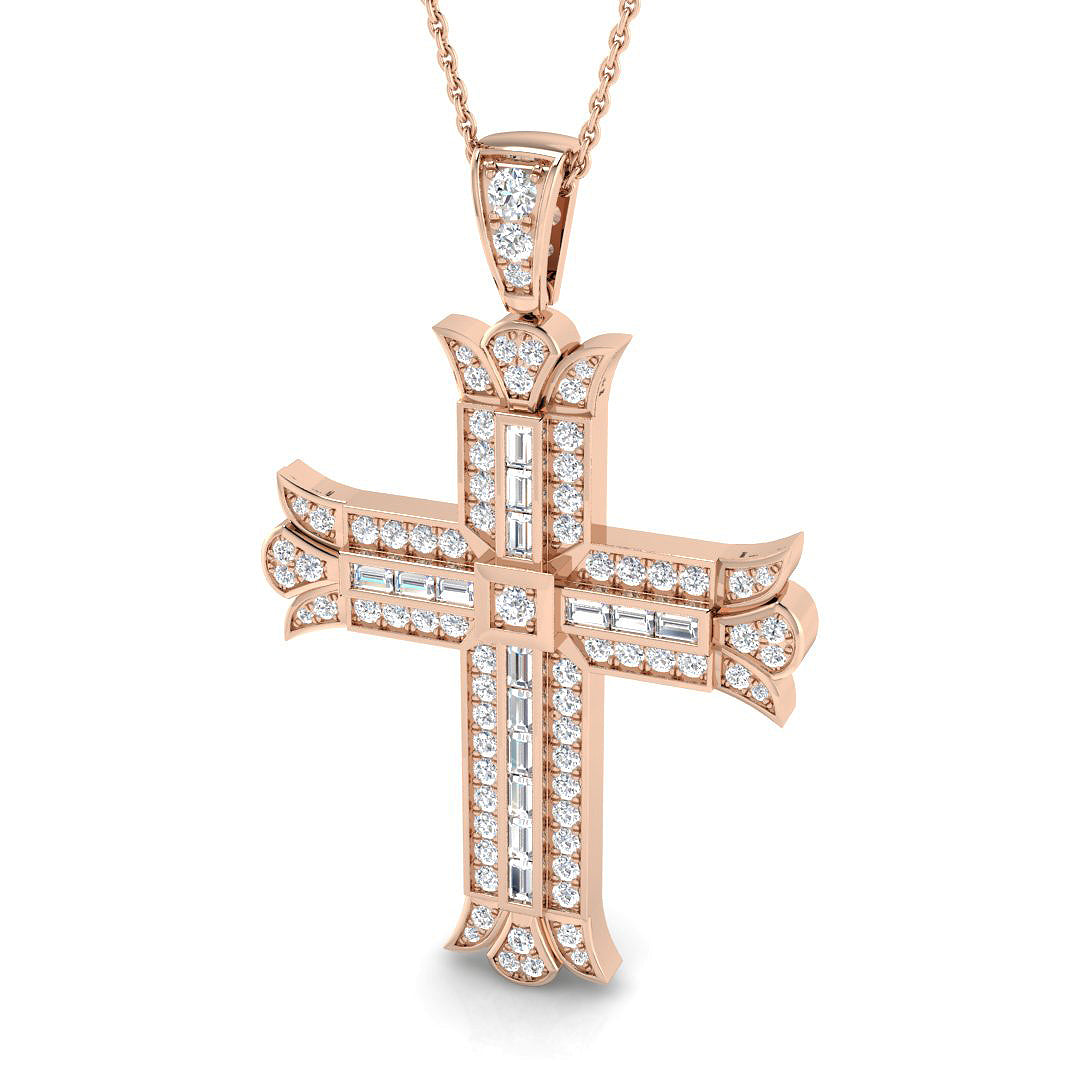 SP320 — Cross - 9k Rose Gold