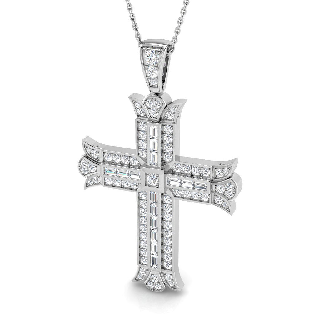 SP320 — Cross - 9k White Gold