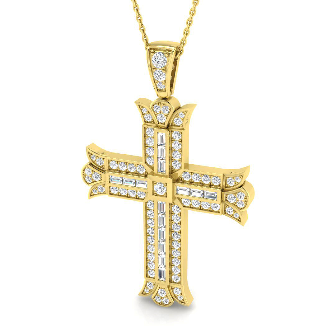 SP320 — Cross - 9k Yellow Gold