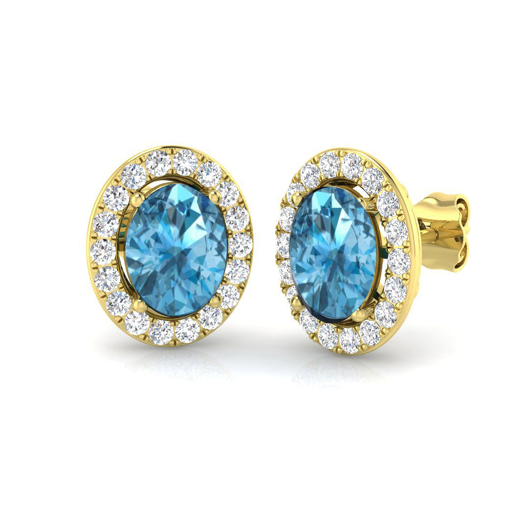 SP3566E — Earrings - 9k Yellow Gold
