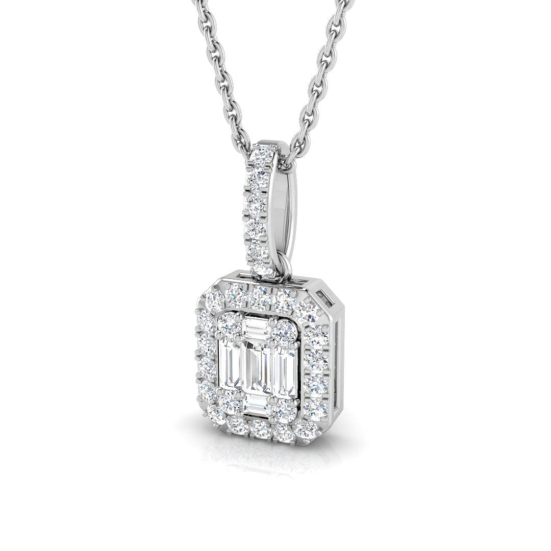 SP3759 — Pendant - 9k White Gold