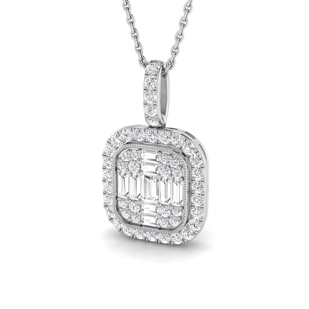 SP3768 — Pendant - 9k White Gold