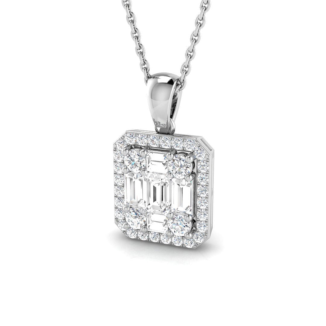 SP3855 — Pendant - 9k White Gold
