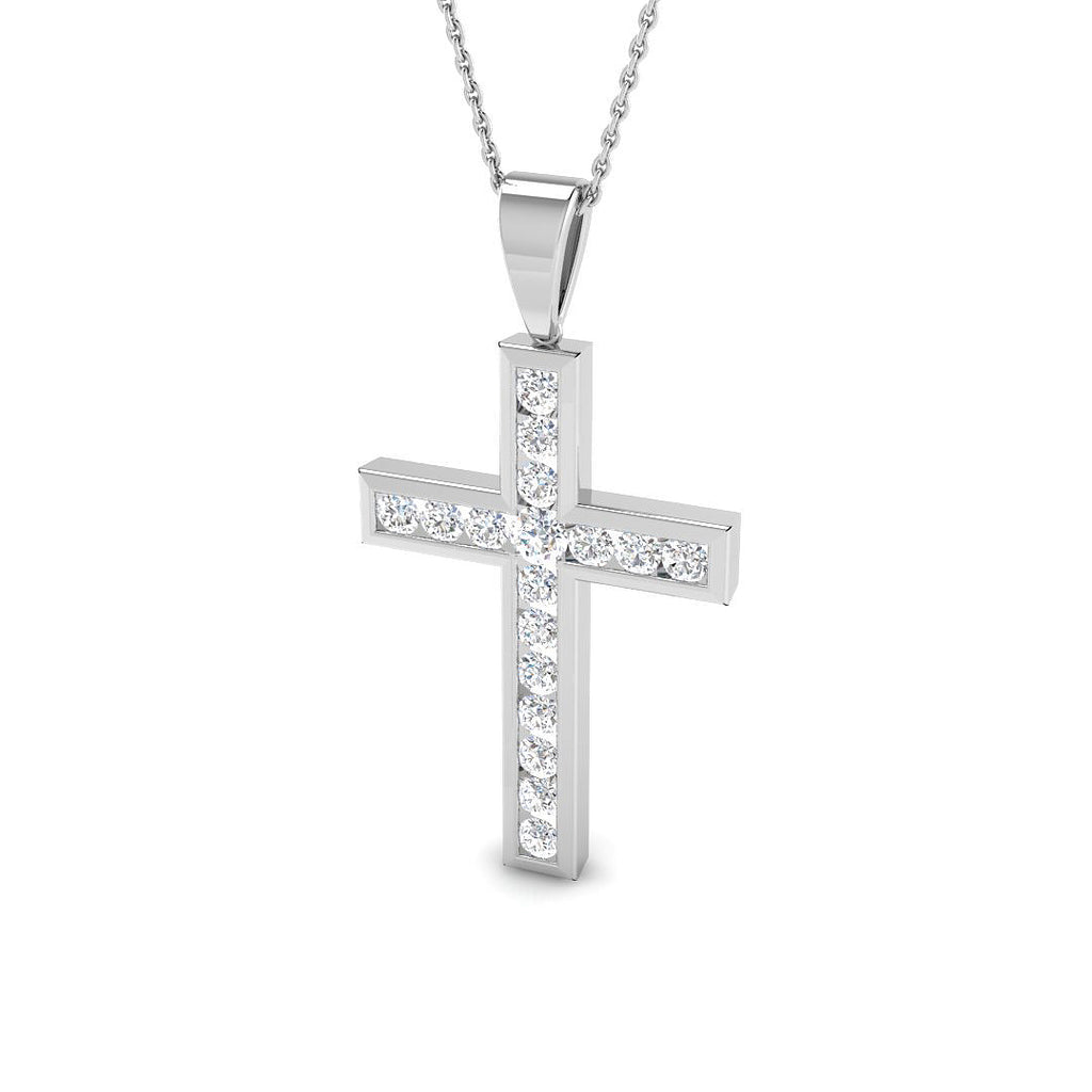 SP3905 — Cross - 18k White Gold
