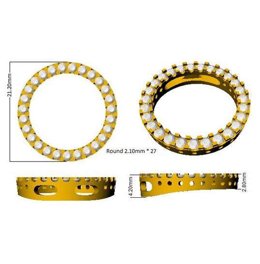 SP4089 — Pendant - 9k Yellow Gold detail