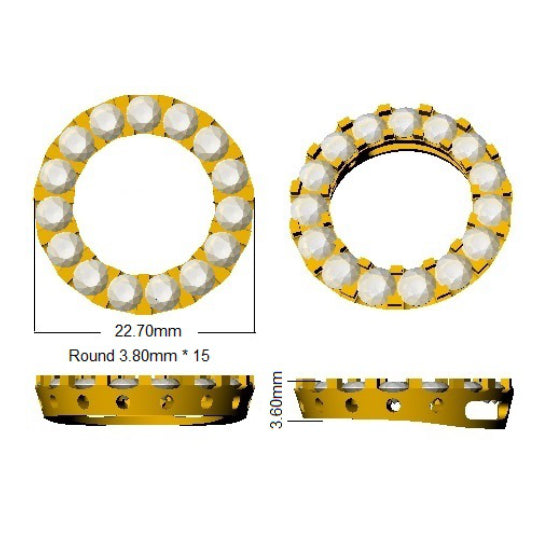 SP4111 — Pendant - 9k Yellow Gold detail