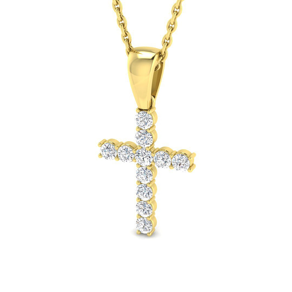 DCHQ1121 — Cross - 9k Yellow Gold