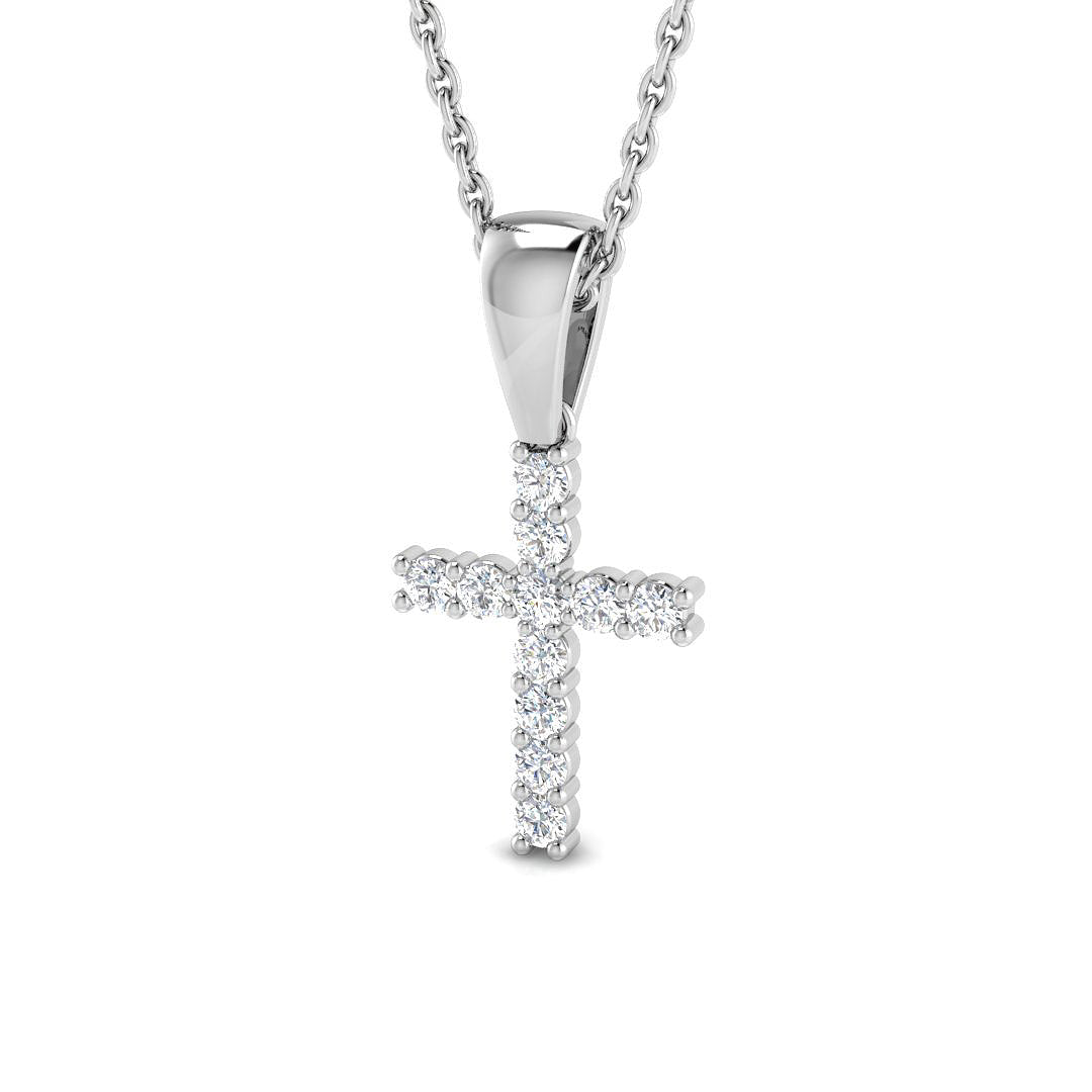 SP4157 — Cross - 9k White Gold