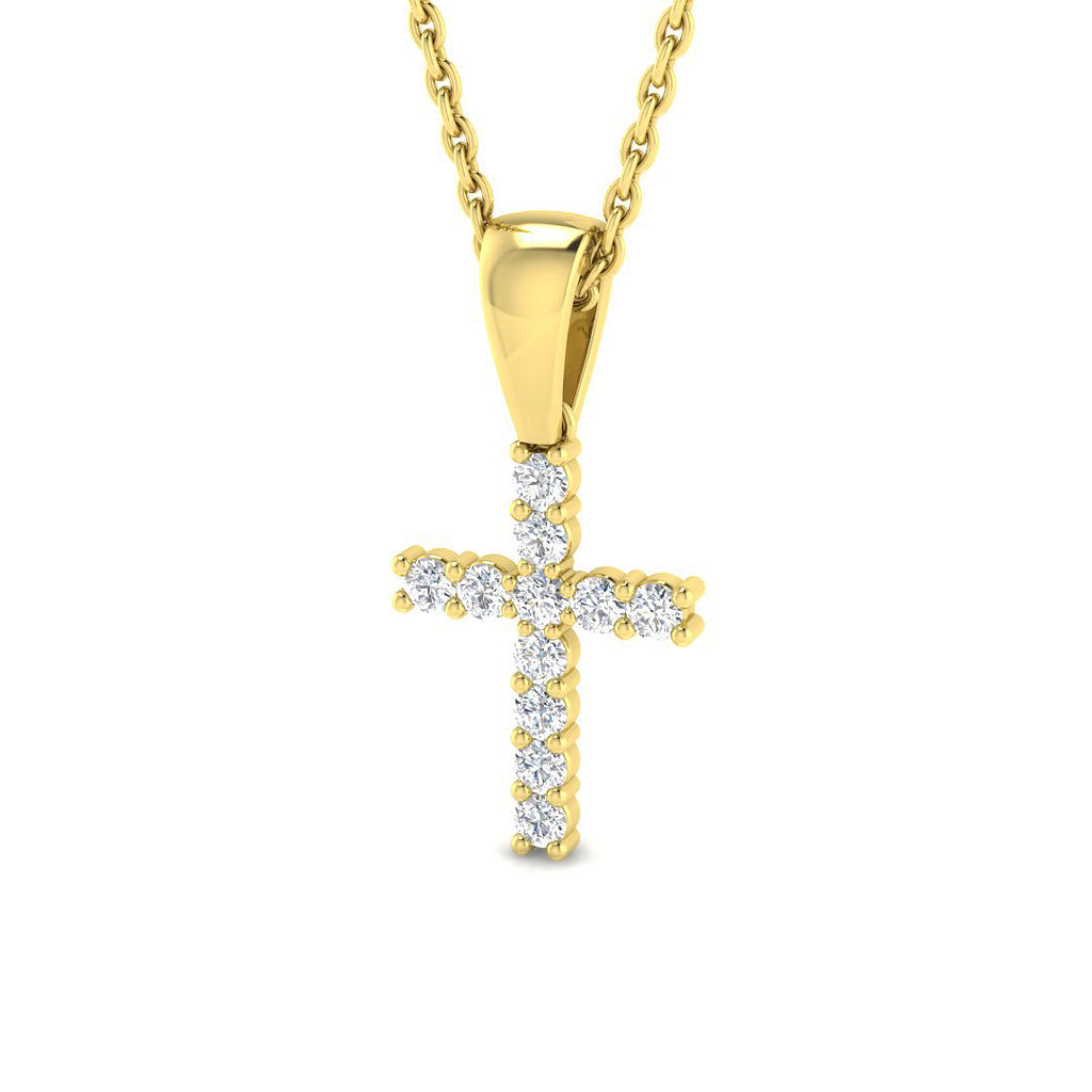 SP4157 — Cross - 9k Yellow Gold