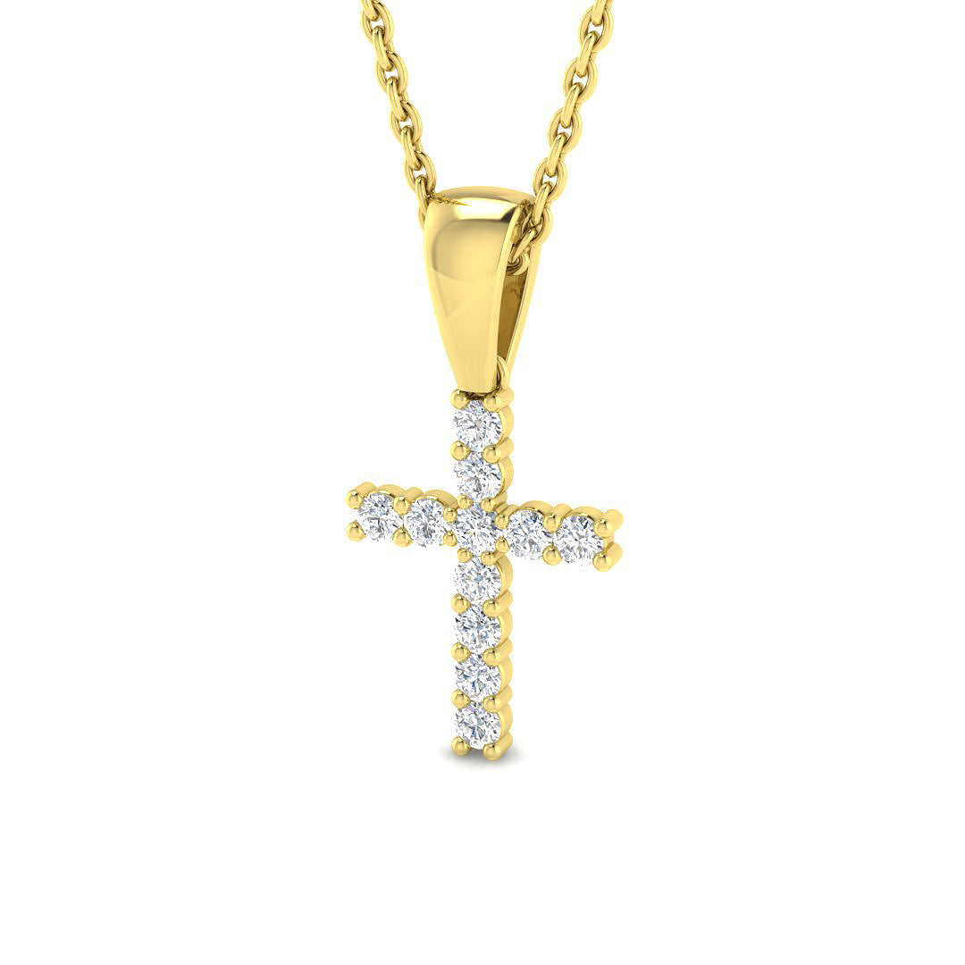 SP4157 — Cross - 9k Yellow Gold