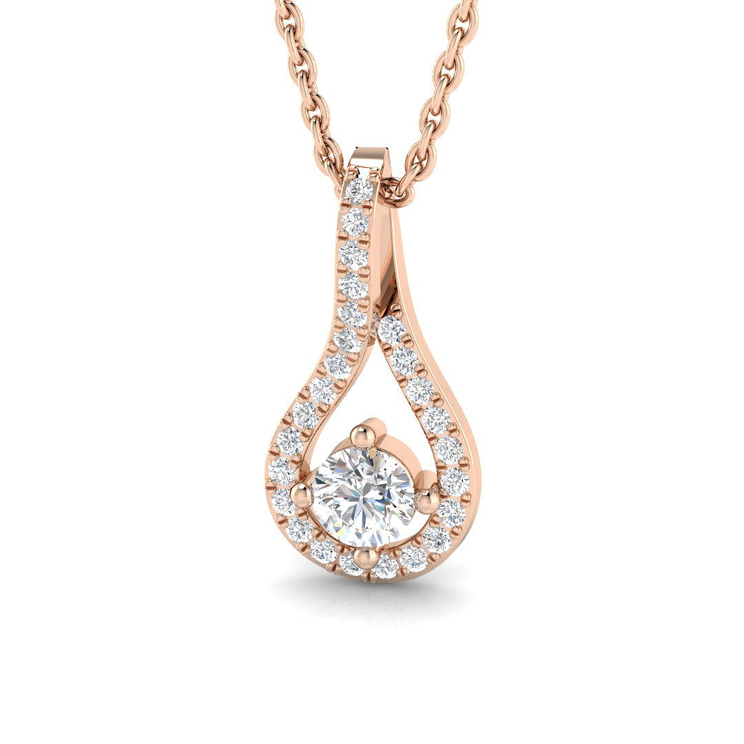 SP4158 — Pendant - 9k Rose Gold