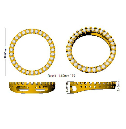 SP4201 — Pendant - 9k Yellow Gold detail