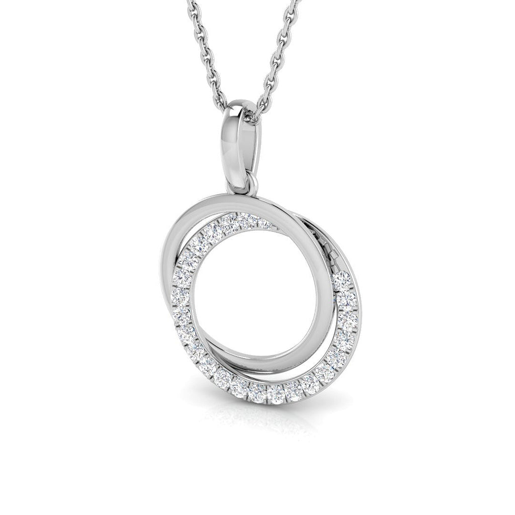 SP4213 — Pendant - 9 KT White Gold