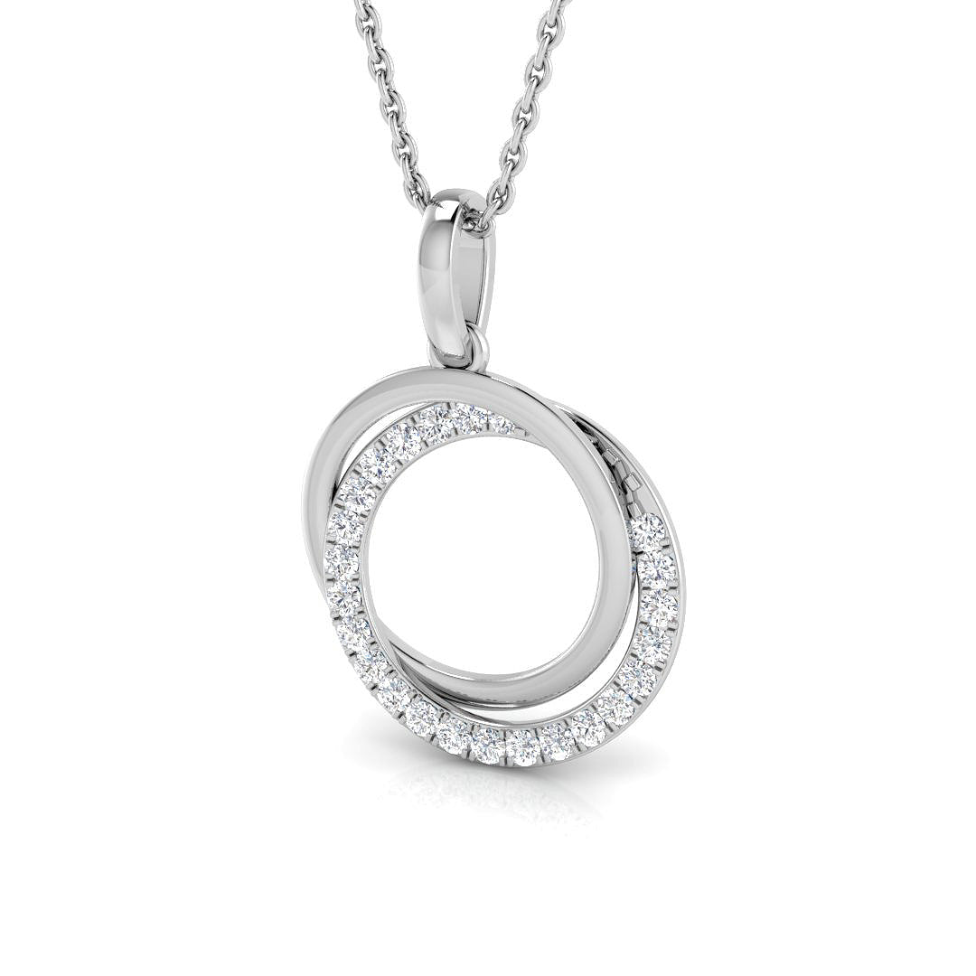 SP4213 — Pendant - 9 KT White Gold